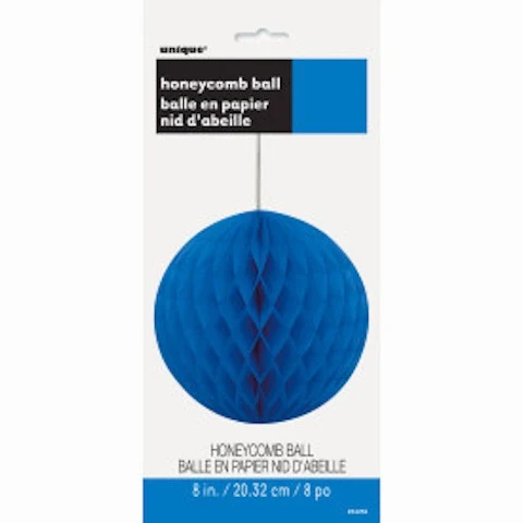 ROYAL BLUE HONEYCOMB BALL