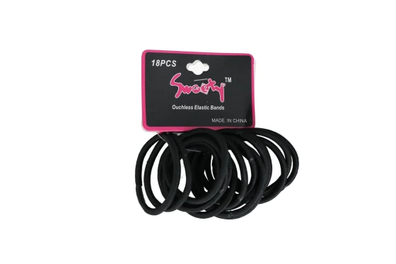 RUBBERBANDS BLACK 18PC