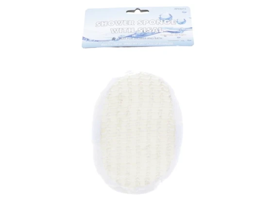 BATH SCRUBBER WITH SISAL OVAL