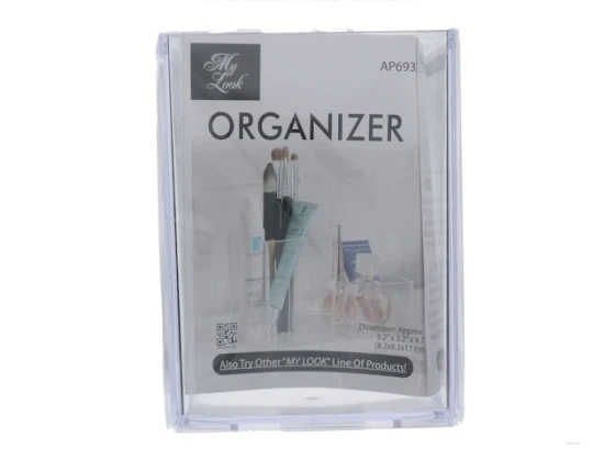 TEMPURED PLASTIC SQUARE ORGANIZER