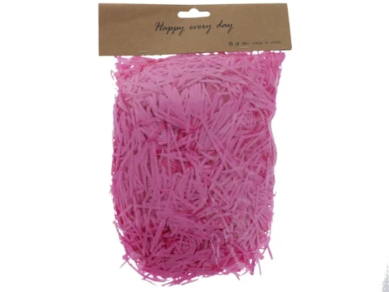 HOT PINK PAPER SHREDS