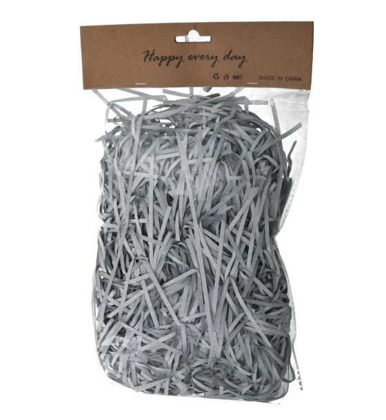 SILVER GLITTER PAPER SHREDS
