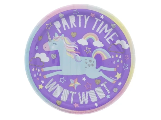 UNICORN PLATE 7 IN 8 CT