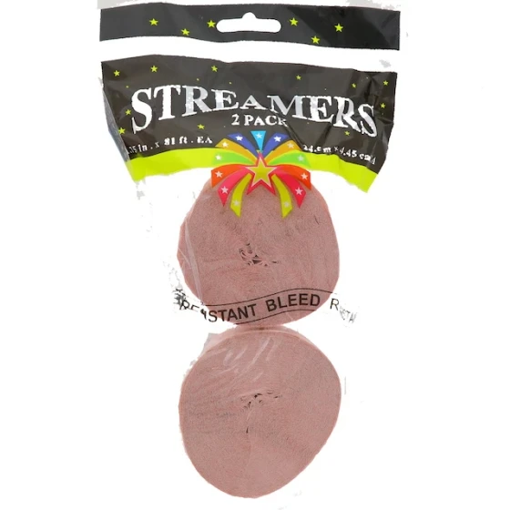 STREAMER 2 PACK LIGHT PINK