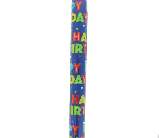 BIRTHDAY GIFT WRAP 76.2 CM X 1.52 M