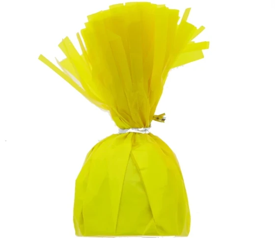 YELLOW FOIL BALLOON WEIGHT