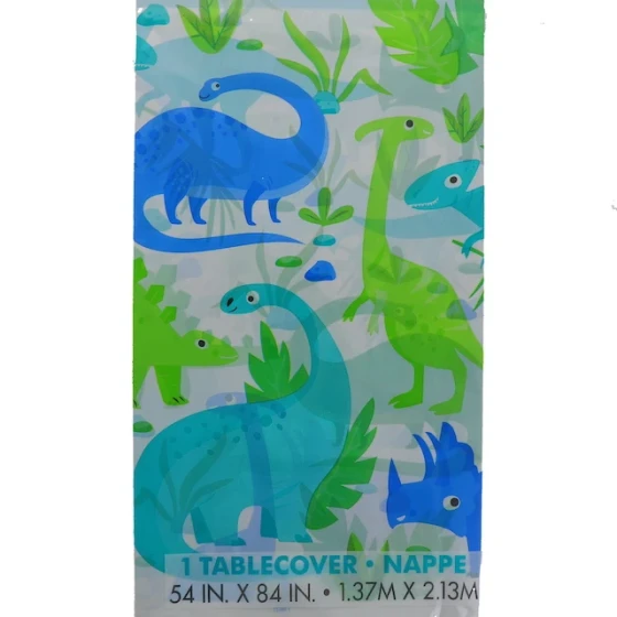 DINOSAUR TABLECOVER 54 X 84 INCH
