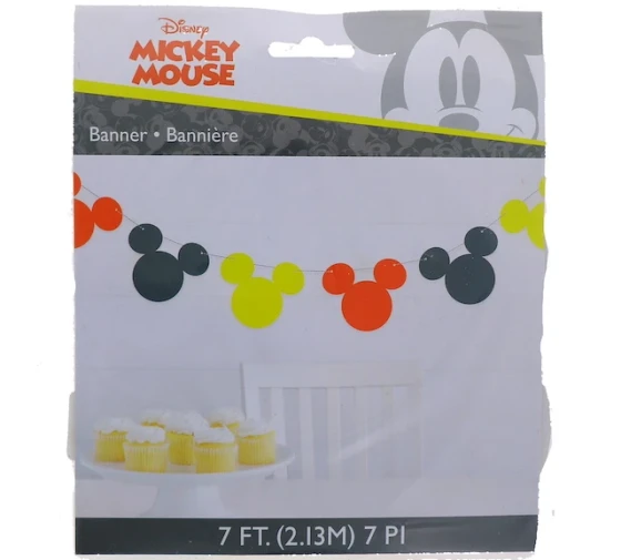 MICKEY MOUSE BANNER 7 FT