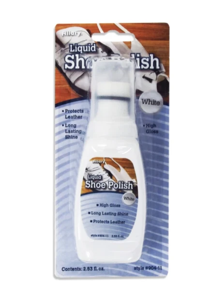 WHITE LIQUID SHOE POLISH