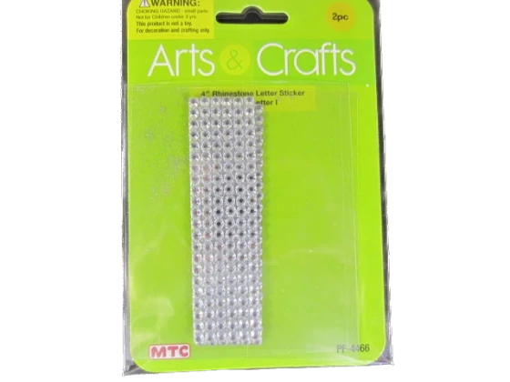 MTC - I RHINESTONE STICKERS-#I XXX