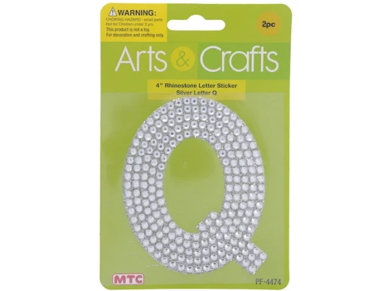 MTC - Q RHINESTONE STICKERS-#Q XXX