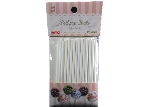 LOLLIPOP STICKS 4 IN 40 PK