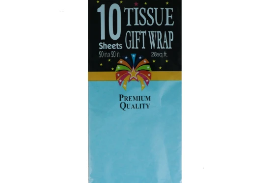Baby Blue Tissue Gift Wrap Paper
