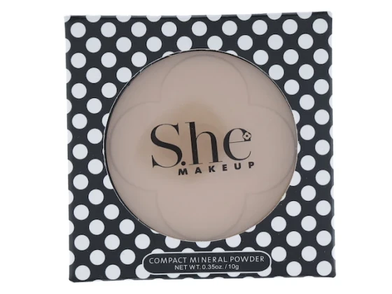 SHE COSMETICS PRESS POWDER MEDIUM BEIGE