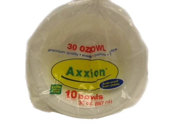 FOAM BOWL 7IN 30OZ 10CT