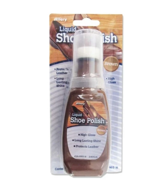 LIQUID BROWN SHOE POLISH