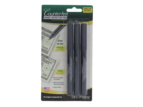 MONEY DETECTOR PENS 3PC