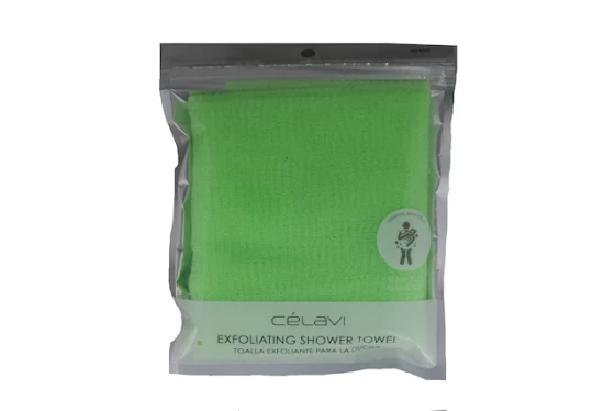 EXFOLIATING SHOWER TOWEL