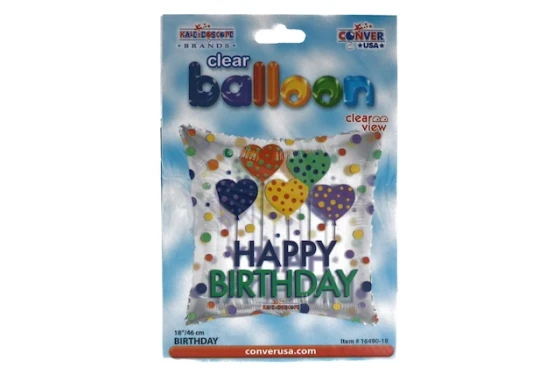 HAPPY BIRTHDAY CLEAR VIEW