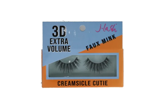 EXTRA 3D VOLUME FAUX MINK CREAMSICLE CUTIE