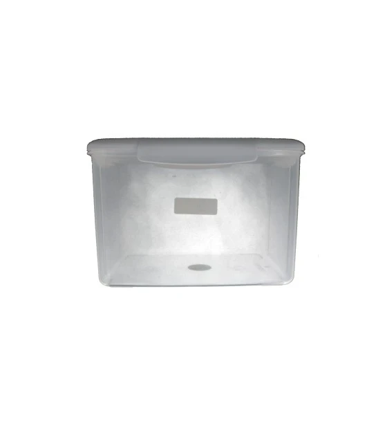 CLEAR PLASTIC CANISTER