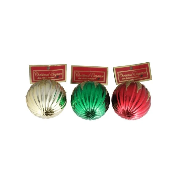 SHATTERPROOF GLITTER ORNAMENT