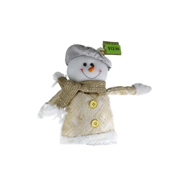 GOLD STANDING SNOW MAN