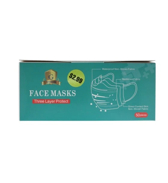 50 PACK BLACK MASK