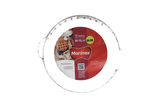 FLUTED ROUND PIE DISH 1.4 QT