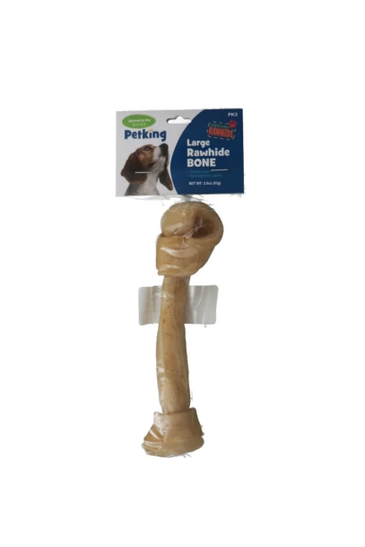 PETKING LARGE RAWHIDE BONE NATURAL
