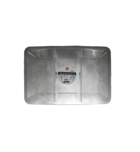 THREE DIVISION SERVING TRAY