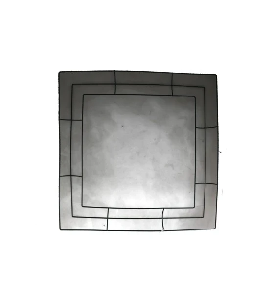 METAL FLOWER FRAME SQUARE