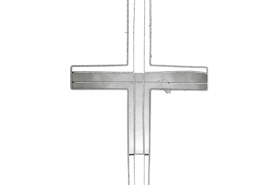CROSS WIRE FLOWER FRAME