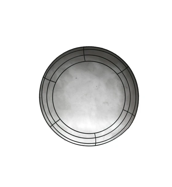 ROUND METAL FLOWER FRAME
