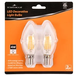 LED KINGMAN LIGHT BULB 4W 2PC XXX