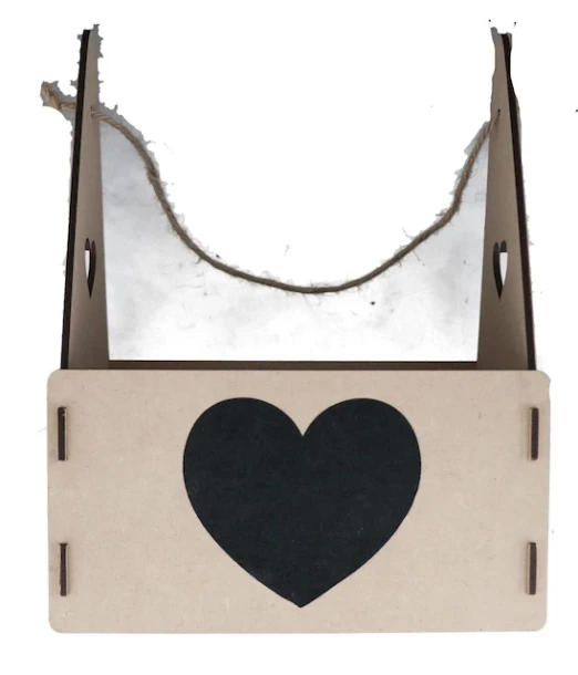 BASKET WITH BLACKBOARD