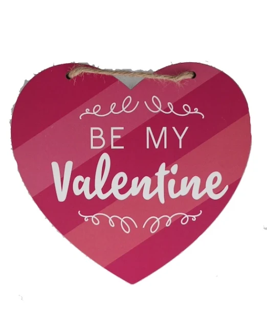 BE MY VALENTINE HANGING HEART