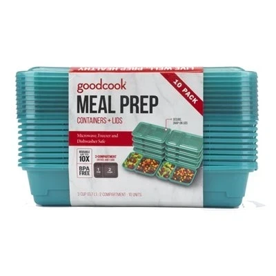 BLUE MEAL PREP CONTAINER 10 PACK