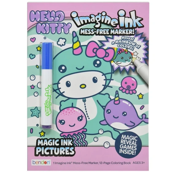 HELLO KITTY IMAINGE INK COLORING BOOK