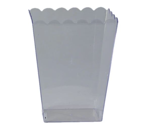 PLASTIC SCALLOPED CONTAINER 7.7 INCH