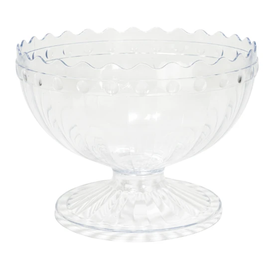 PLASTIC FRUIT BOWL 7 X 5.5 INCH