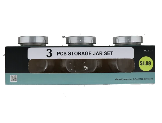 3 PCS STORAGE JAR SET