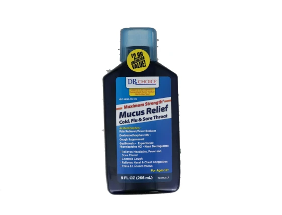DR CHOICE MAXIMUM STRENGTH MUCUS RELIEF