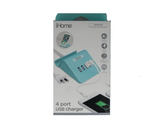 IHOME 4 PORT USB CHARGING STAND