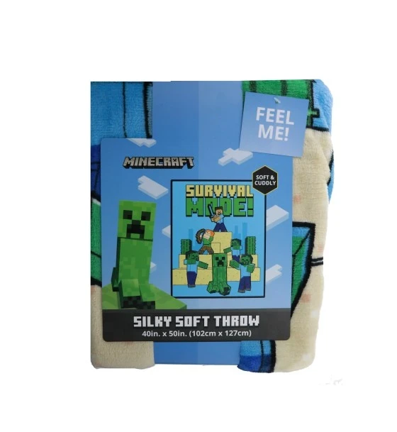 MINECRAFT SILKY SOFT THROW