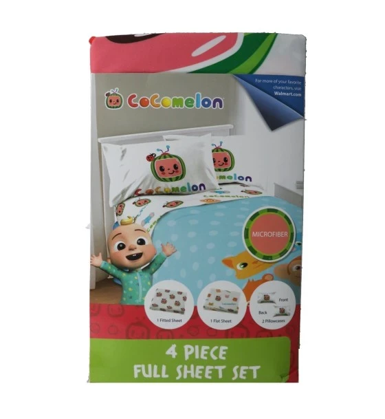 COCOMELON 4 PIECE FULL SHEET SET