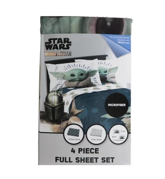 STAR WARS MANALDRIAN 4 PIECE FULL SHEET SET