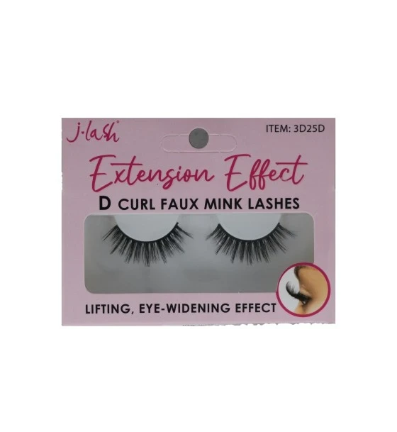 3D25D EXTENSION EFFECT FAUX MINK LASHES