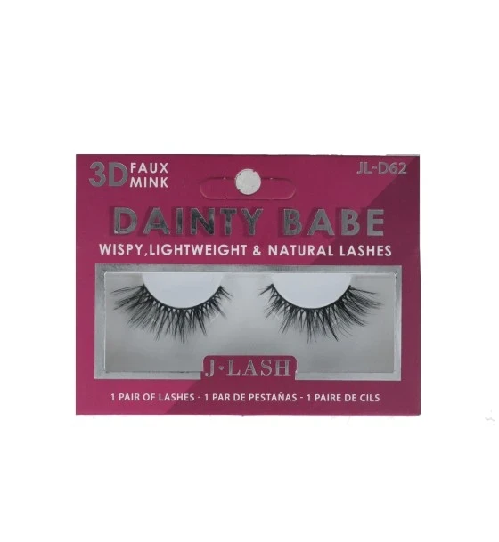 JL-D62 3D FAUX MINK LASHES DANITY BABE