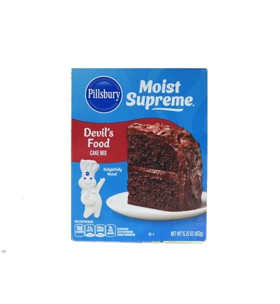 PILLSBURY DEVILS FOOD CAKE MIX